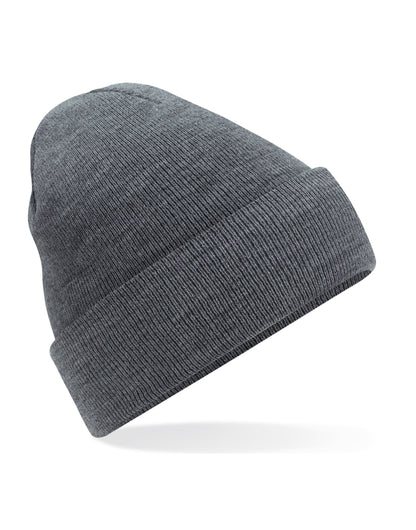 Beechfield Original Cuffed Beanie - B45 - Granite O S - Customisable Beanies