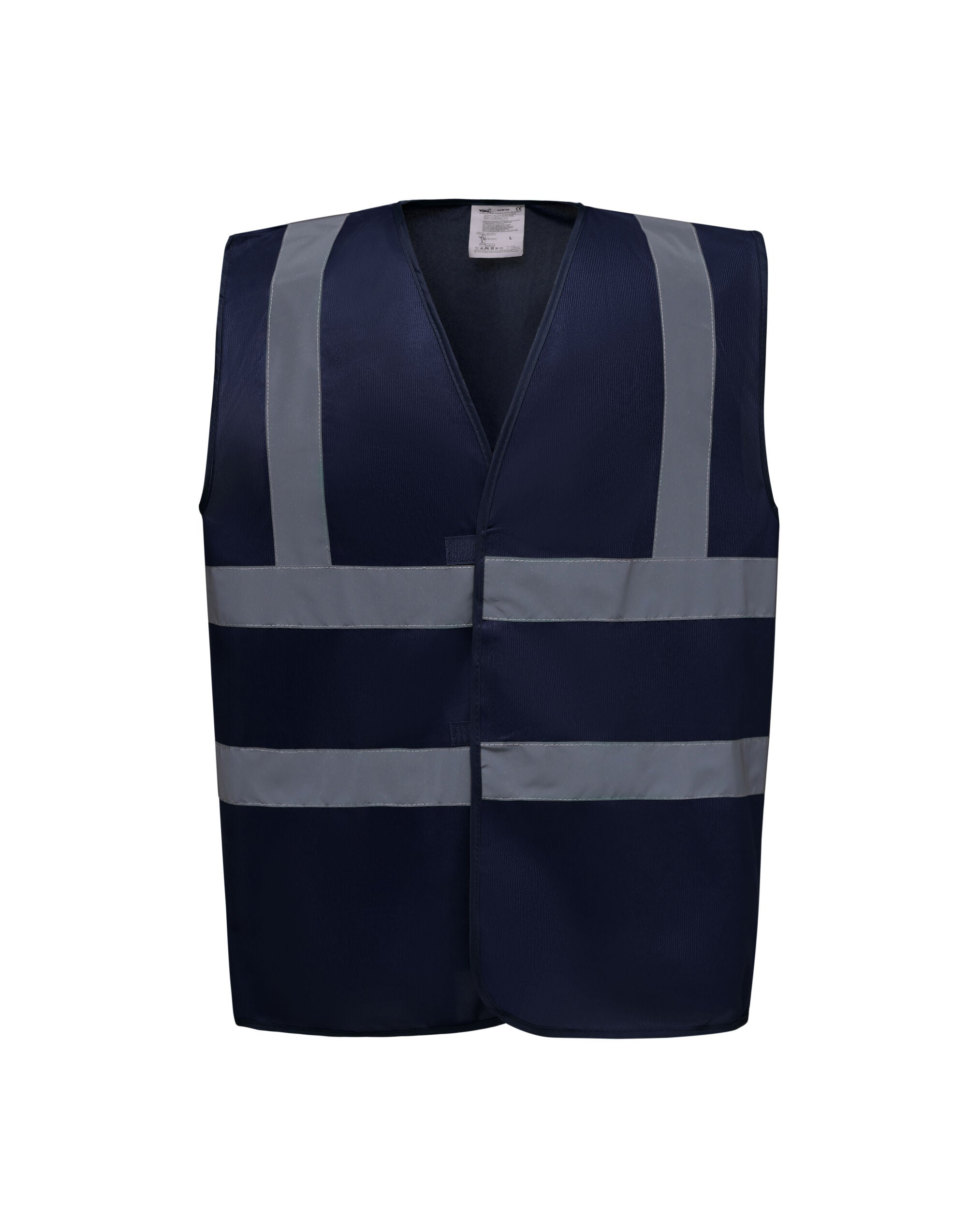Yoko Enhanced Vis Waistcoat hvw100ev - Navy - Customisable Hi-Vis Vest
