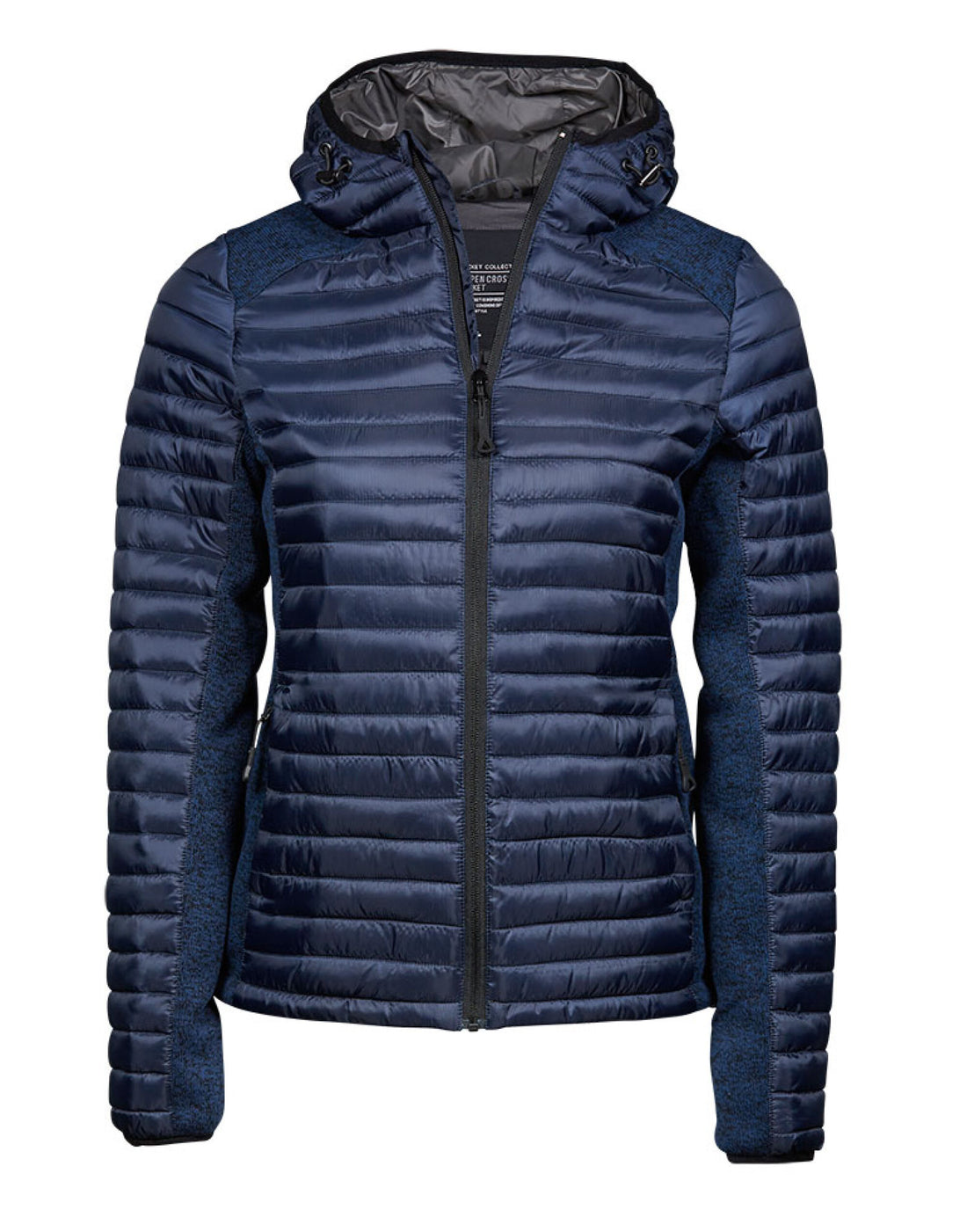 Tee Jays Ladies Aspen Crossover Jacket TJ9611 - Navy Navy Melange - Customisable Jacket