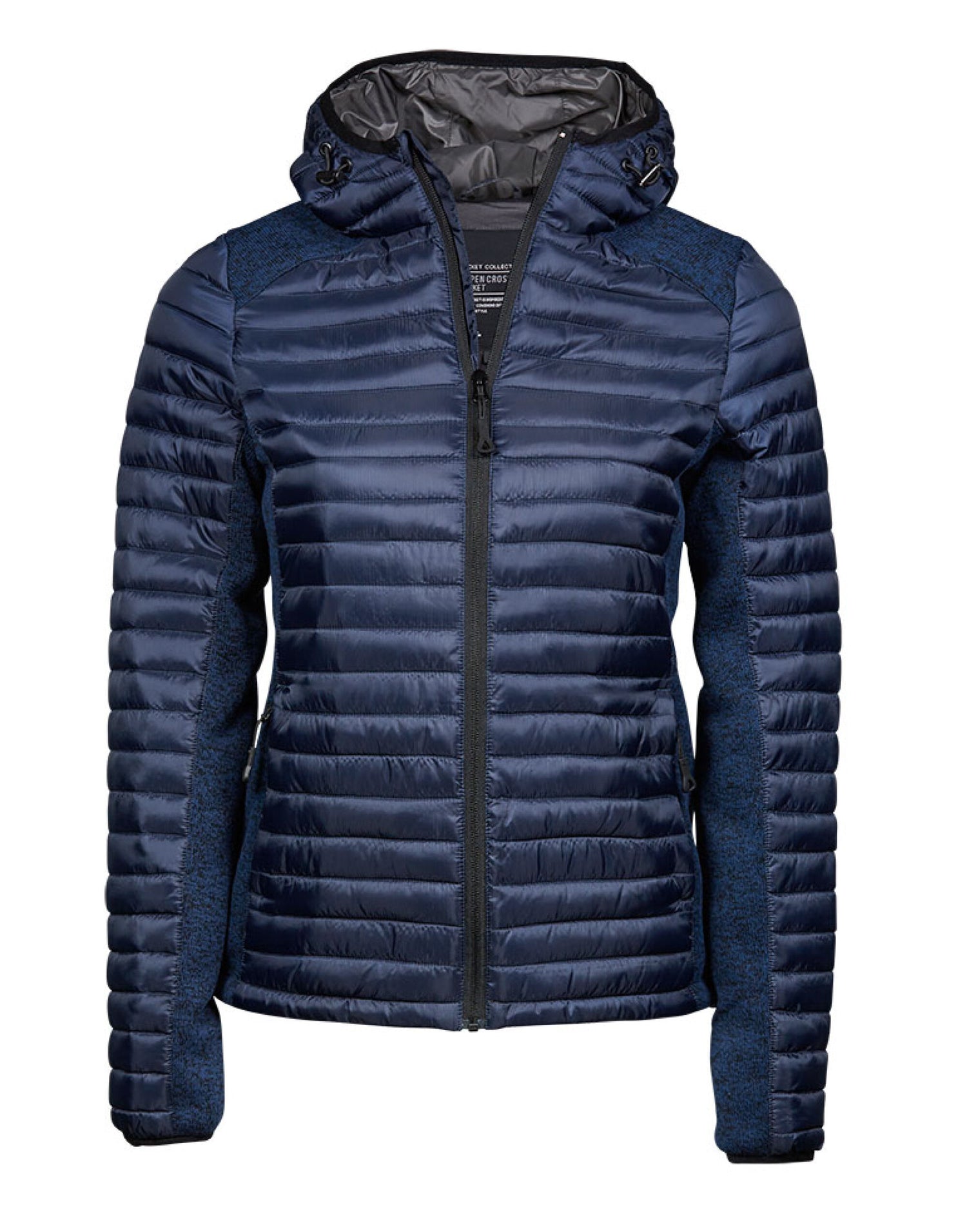 Tee Jays Ladies Aspen Crossover Jacket TJ9611 - Navy Navy Melange - Customisable Jacket