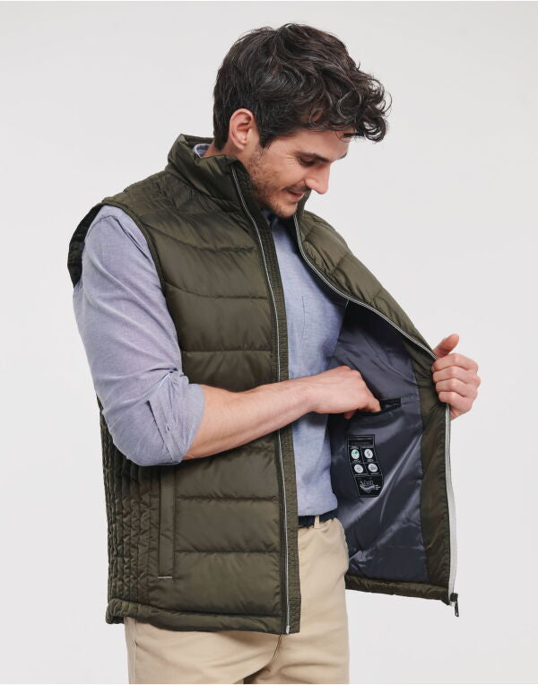 Russell Collection Russell Mens Nano Bodywarmer R441M - - Customisable Bodywarmers