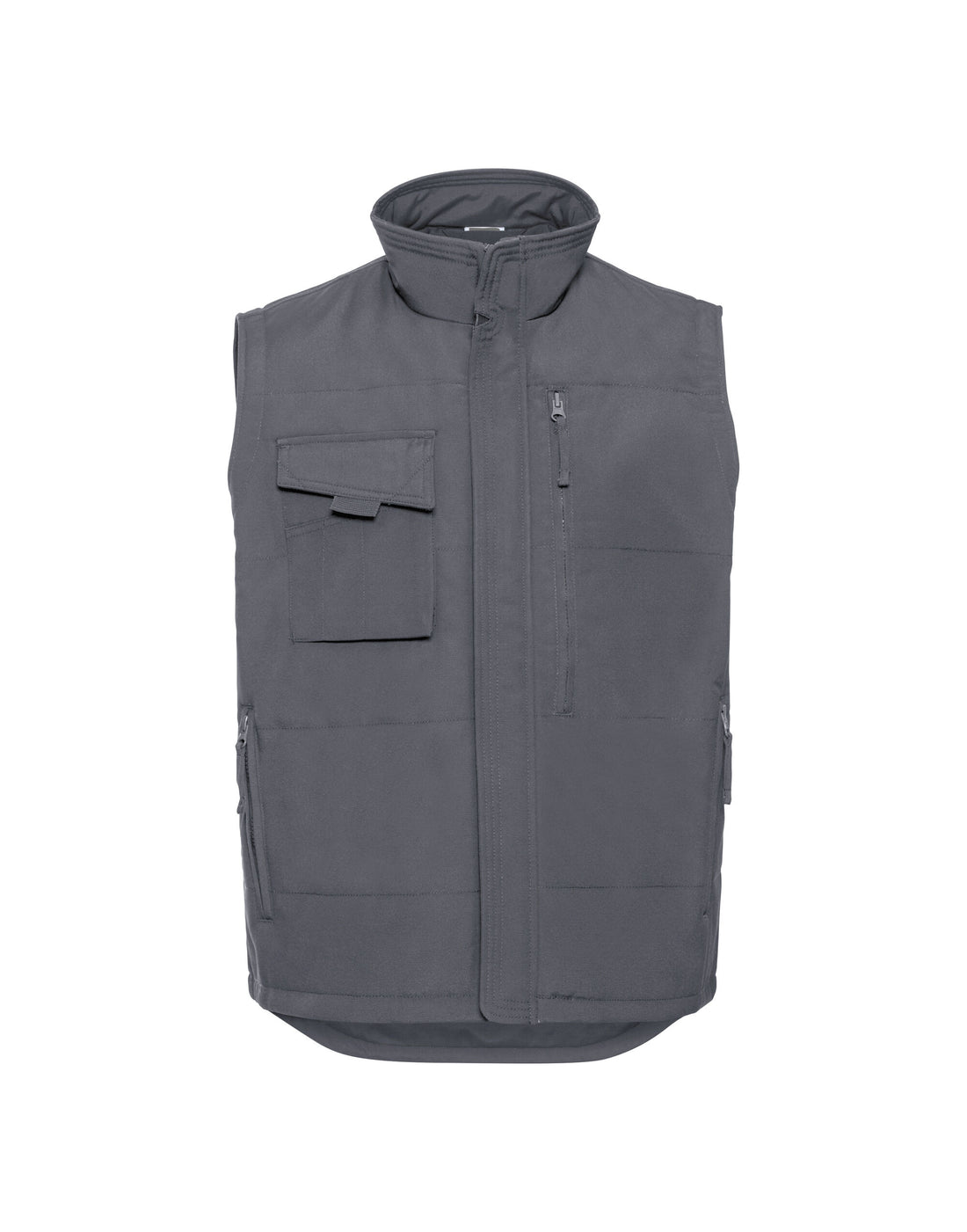 Russell Collection Russell Heavy Duty Workwear Gilet 014m - Convoy Grey - Customisable Bodywarmers