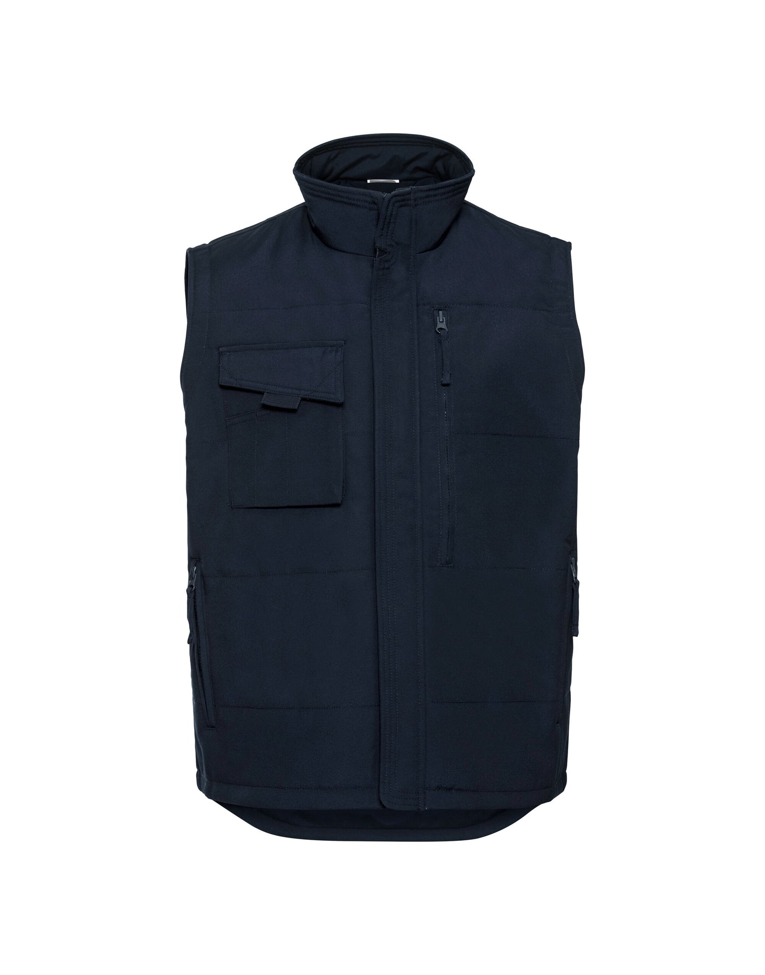 Russell Collection Russell Heavy Duty Workwear Gilet 014m - French Navy - Customisable Bodywarmers