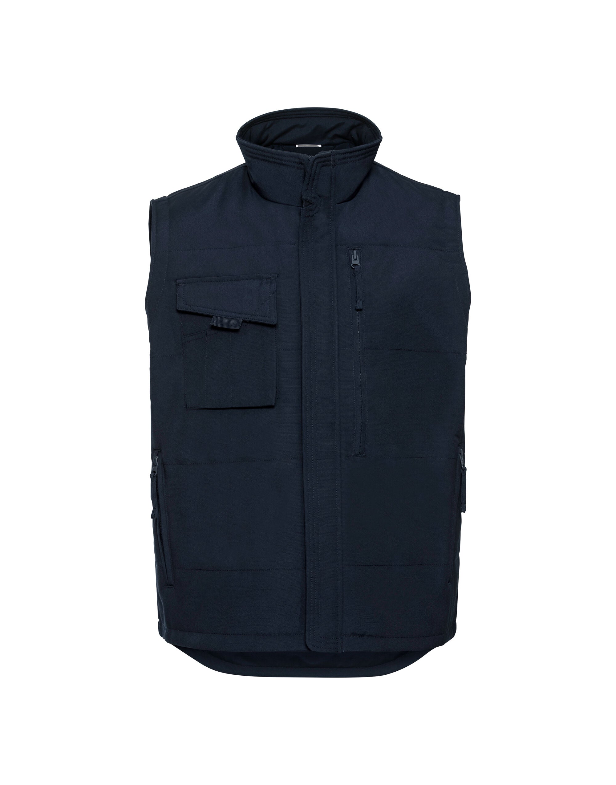 Russell Collection Russell Heavy Duty Workwear Gilet 014m - French Navy - Customisable Bodywarmers