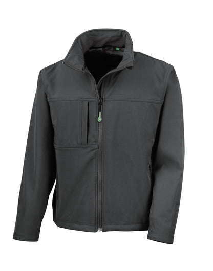 Result Mens Classic Softshell Jacket R121M - Black - Customisable Jacket