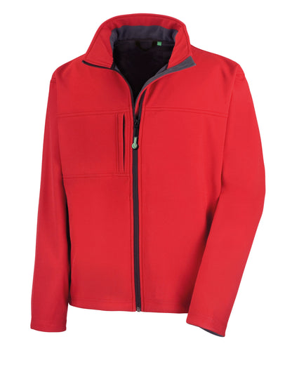 Result Mens Classic Softshell Jacket R121M - Red - Customisable Jacket