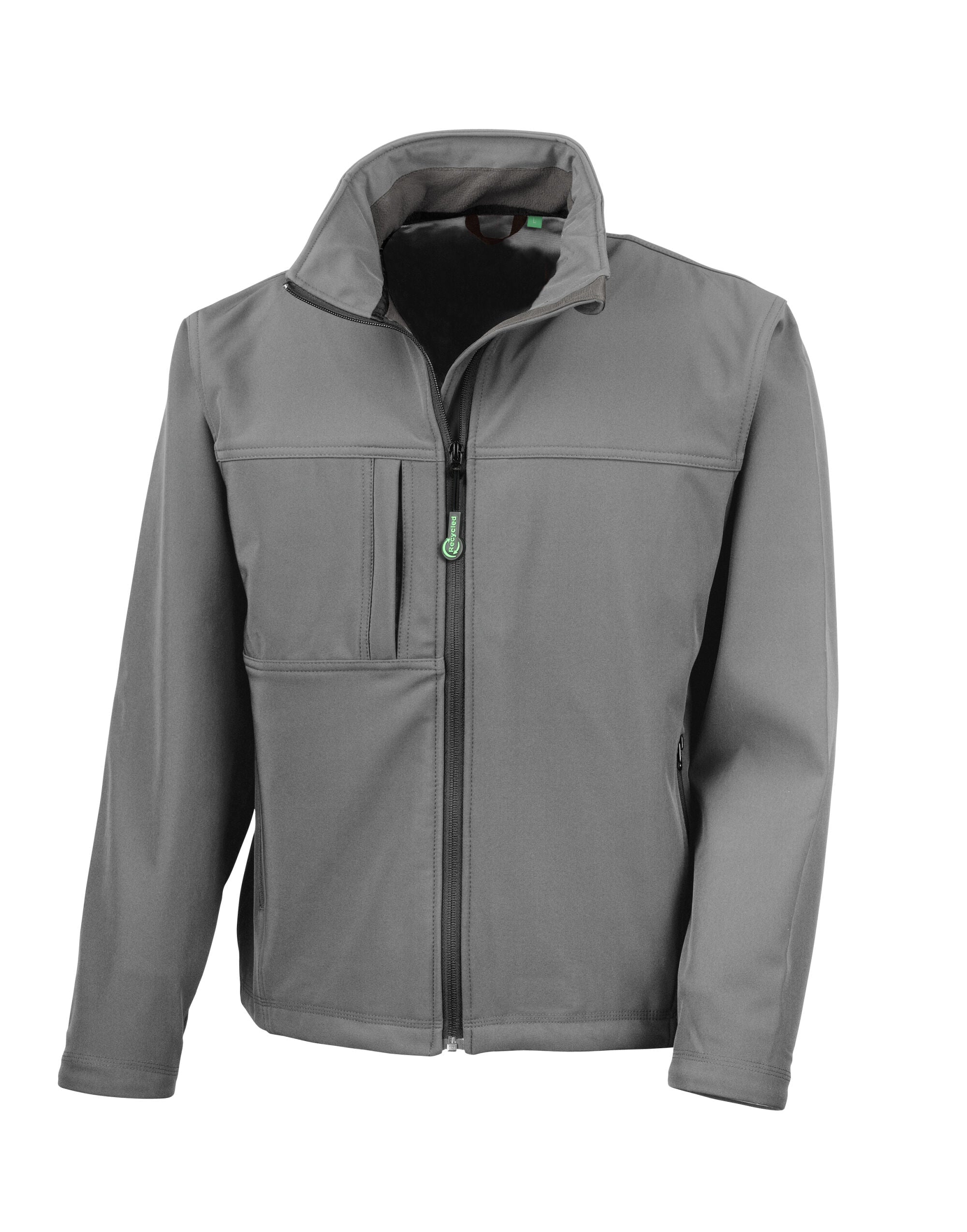 Result Mens Classic Softshell Jacket R121M - Workguard Grey - Customisable Jacket