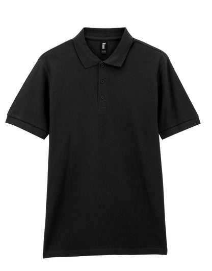Gildan Premium Cotton Adult Pique Polo - 85800 - Black - Customisable Polos