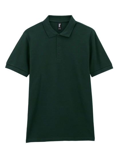 Gildan Premium Cotton Adult Pique Polo - 85800 - Forest Green - Customisable Polos