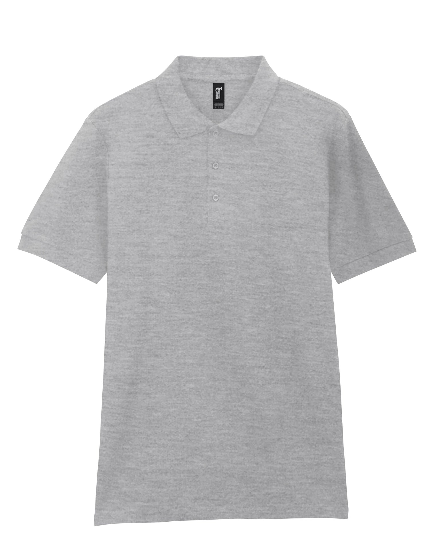 Gildan Premium Cotton Adult Pique Polo - 85800 - Sport Grey (RS) - Customisable Polos