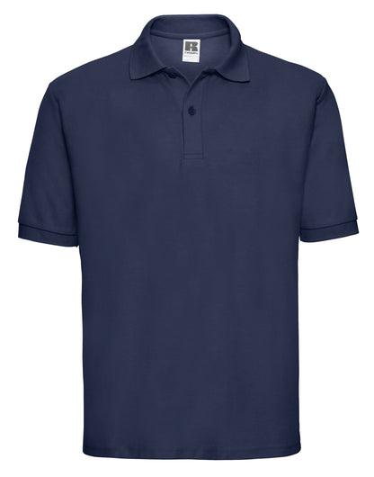 Russell Collection Russell Mens Classic Polycotton Polo - 539M - French Navy - Customisable Polos