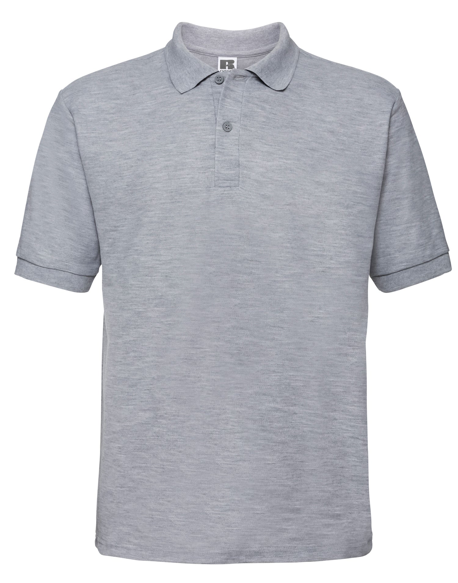 Russell Collection Russell Mens Classic Polycotton Polo - 539M - Light Oxford - Customisable Polos