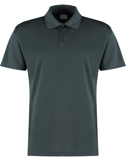 Kustom Kit Mens Cooltex Plus Polo KK455 - Graphite - Customisable Polos