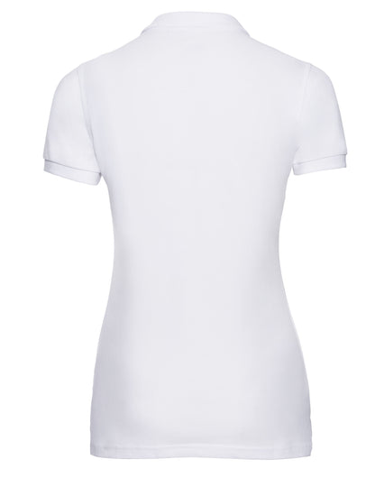 Russell Collection Russell Ladies Fitted Stretch Polo 566F - - Customisable Polos