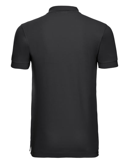 Russell Collection Russell Mens Fitted Stretch Polo 566M - - Customisable Polos