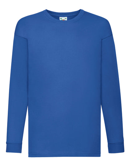 Kids Valueweight Long Sleeve T 61007 - - Customisable T-Shirt