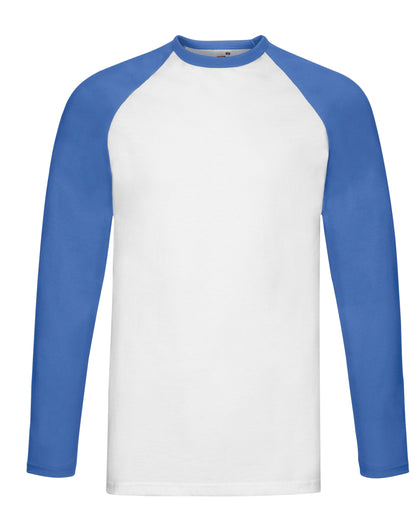 Mens Valueweight LS Baseball T 61028 - - Customisable T-Shirt
