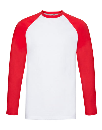 Mens Valueweight LS Baseball T 61028 - - Customisable T-Shirt