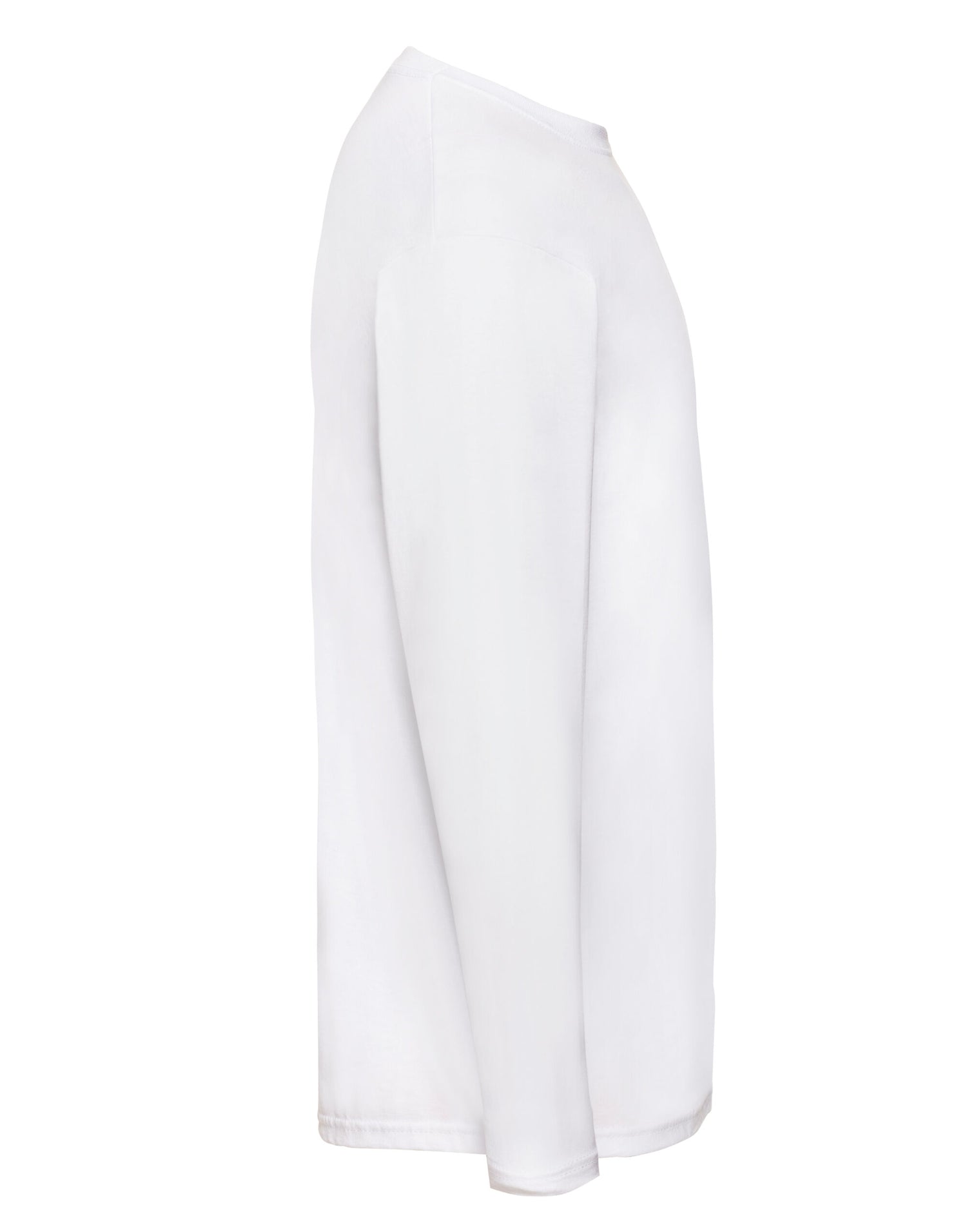Mens Valueweight Long Sleeve T 61038 - White - Customisable T-Shirt