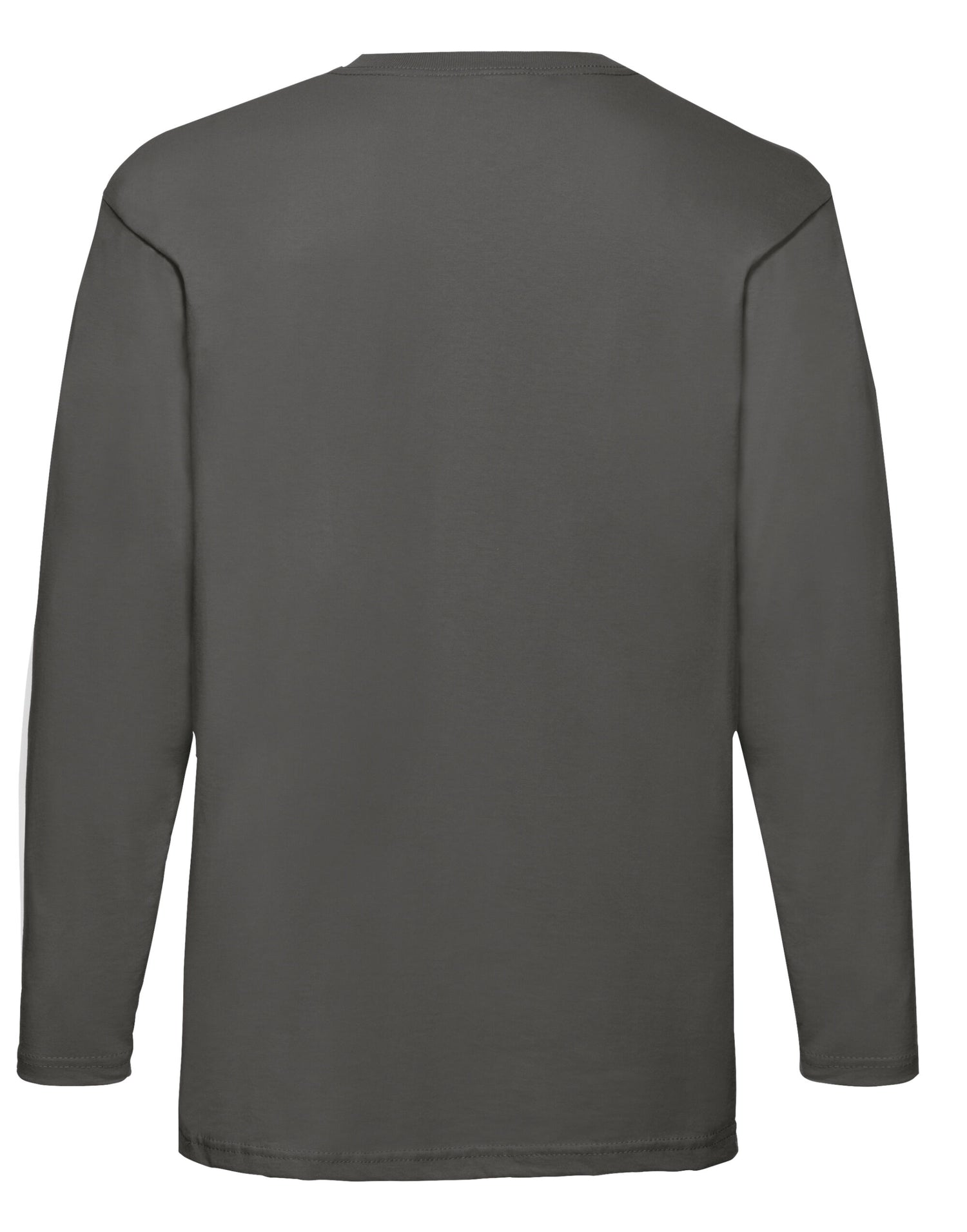 Mens Valueweight Long Sleeve T 61038 - Light Graphite - Customisable T-Shirt