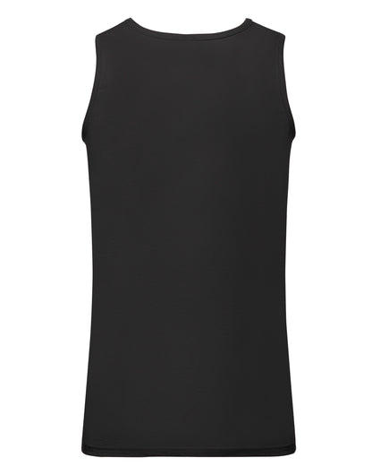 Mens Valueweight Athletic Vest 61098 - Black - Customisable T-Shirt