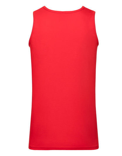 Mens Valueweight Athletic Vest 61098 - Red - Customisable T-Shirt
