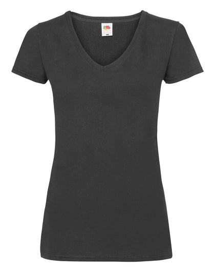 Ladies Valueweight V Neck T 61398 - - Customisable T-Shirt