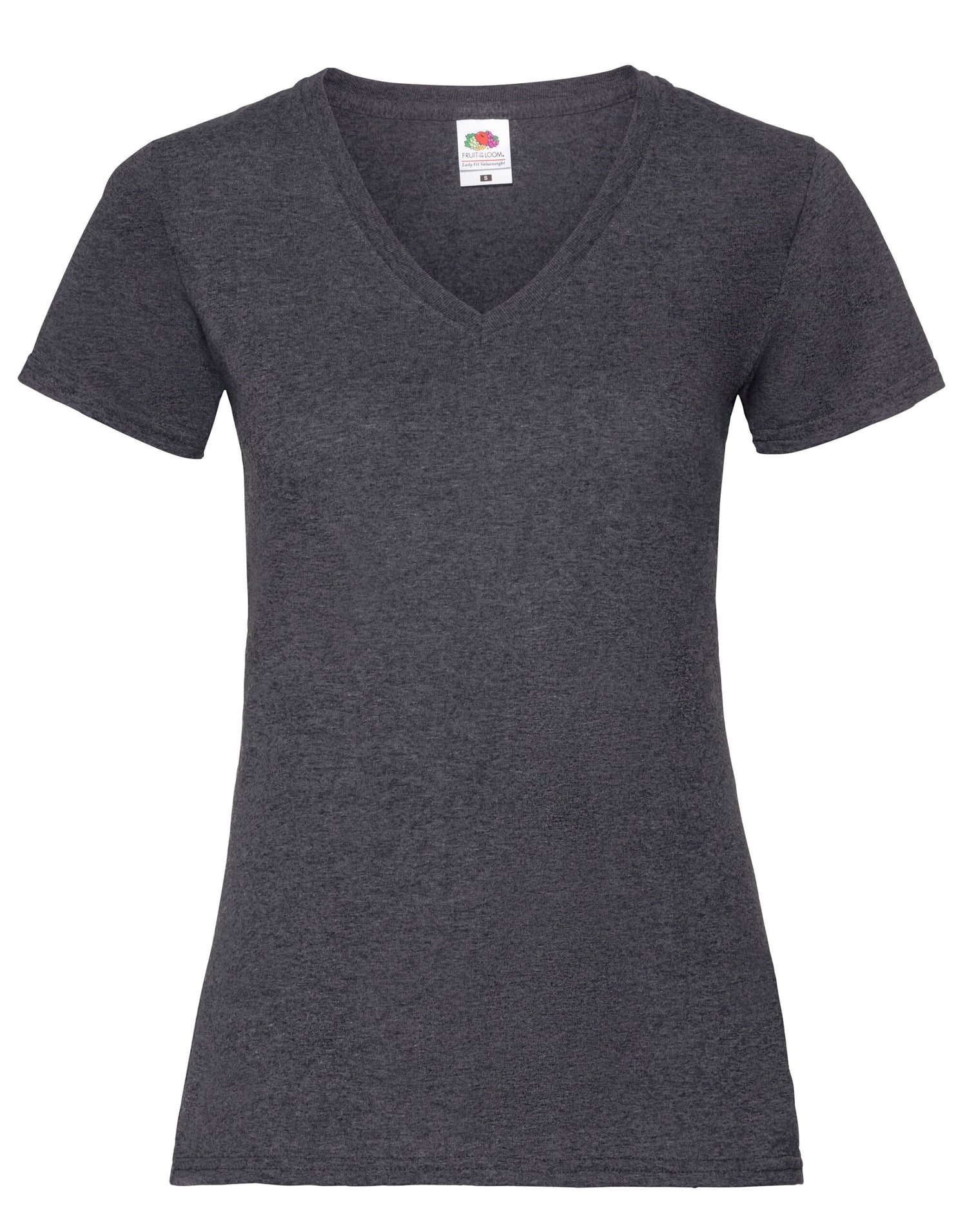 Ladies Valueweight V Neck T 61398 - - Customisable T-Shirt