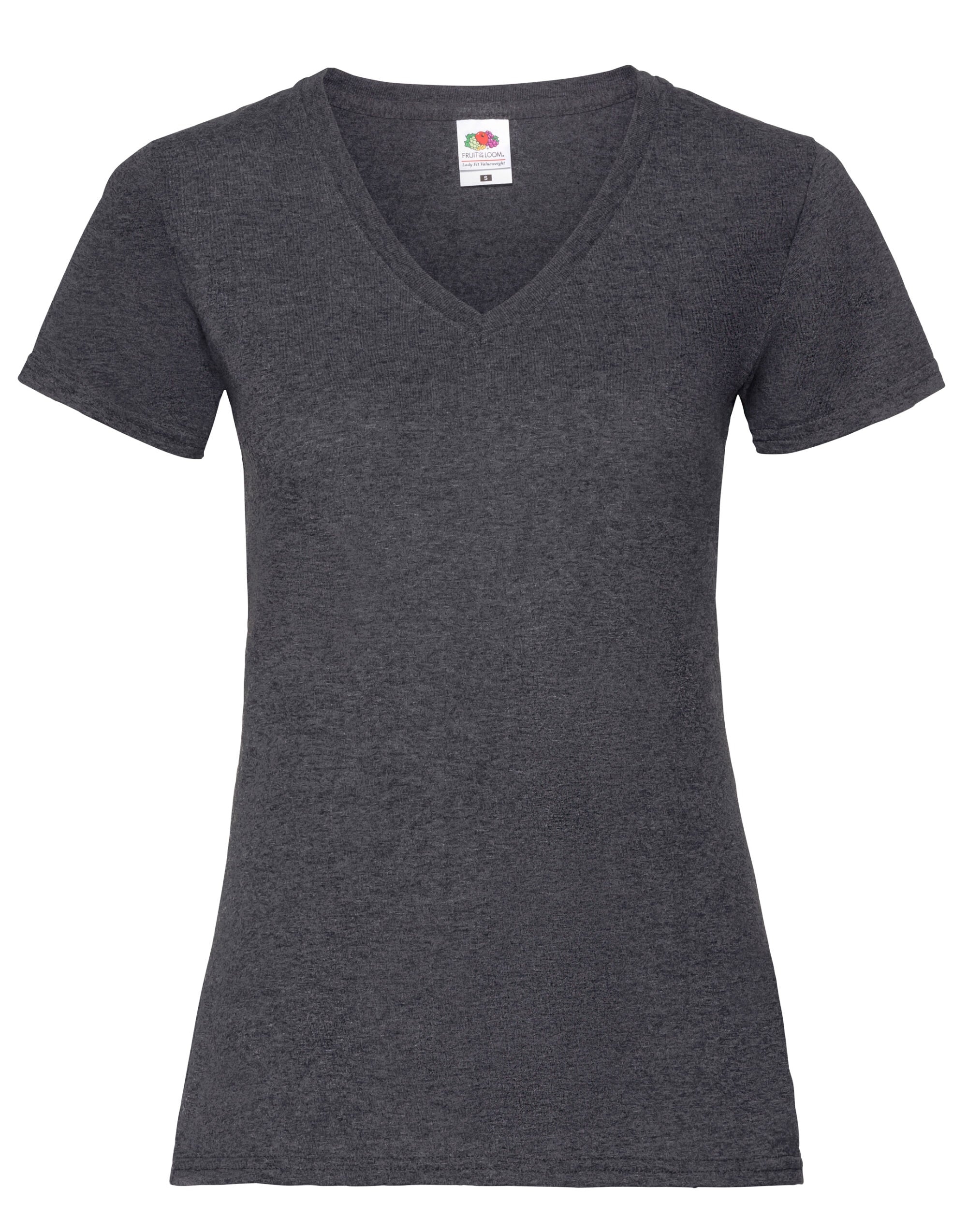 Ladies Valueweight V Neck T 61398 - - Customisable T-Shirt
