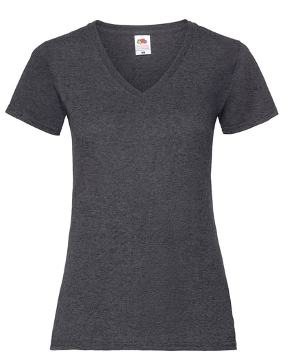 Ladies Valueweight V Neck T 61398 - - Customisable T-Shirt