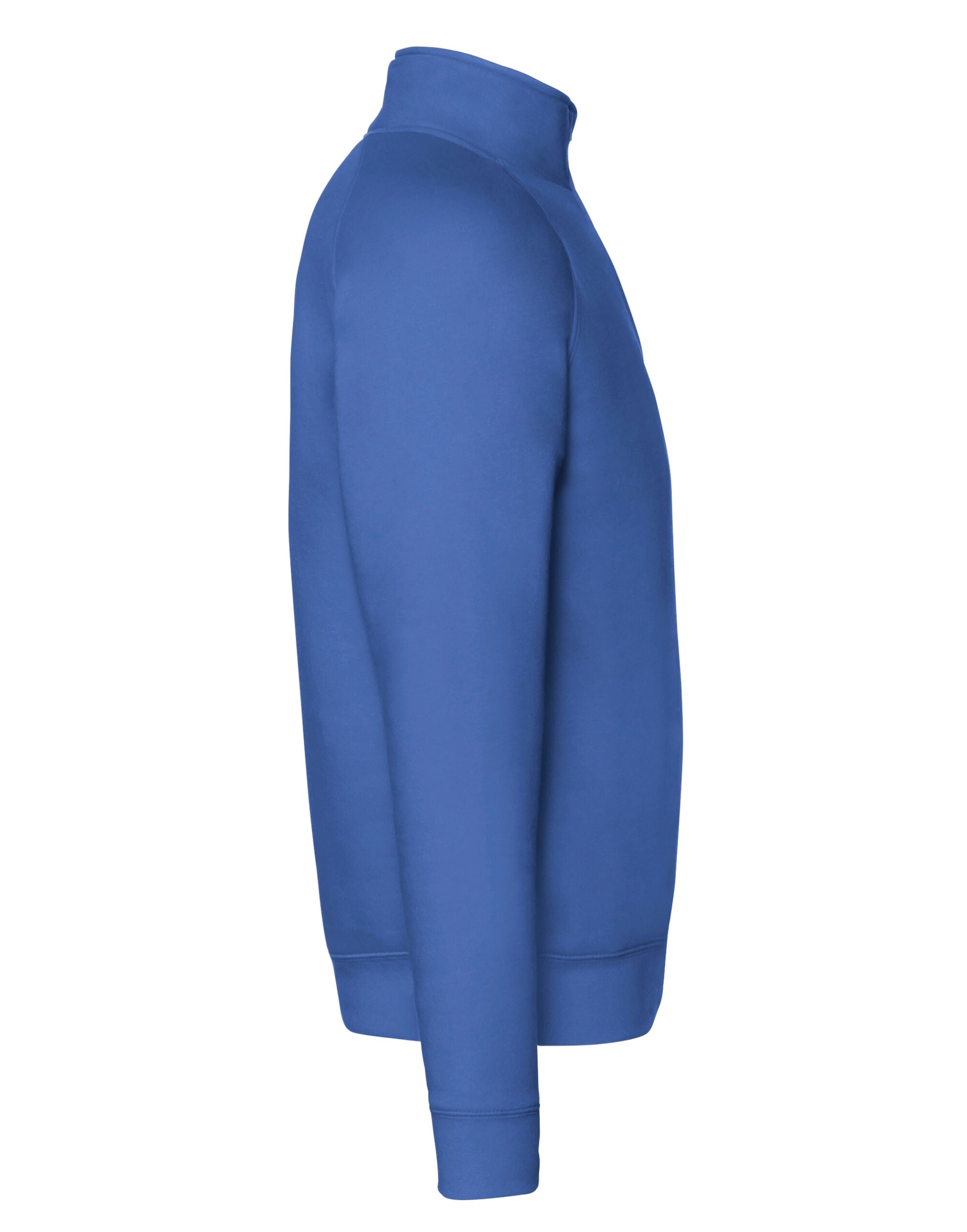 Mens Premium Zip Neck Sweat 62032 - Royal - Customisable Sweatshirts