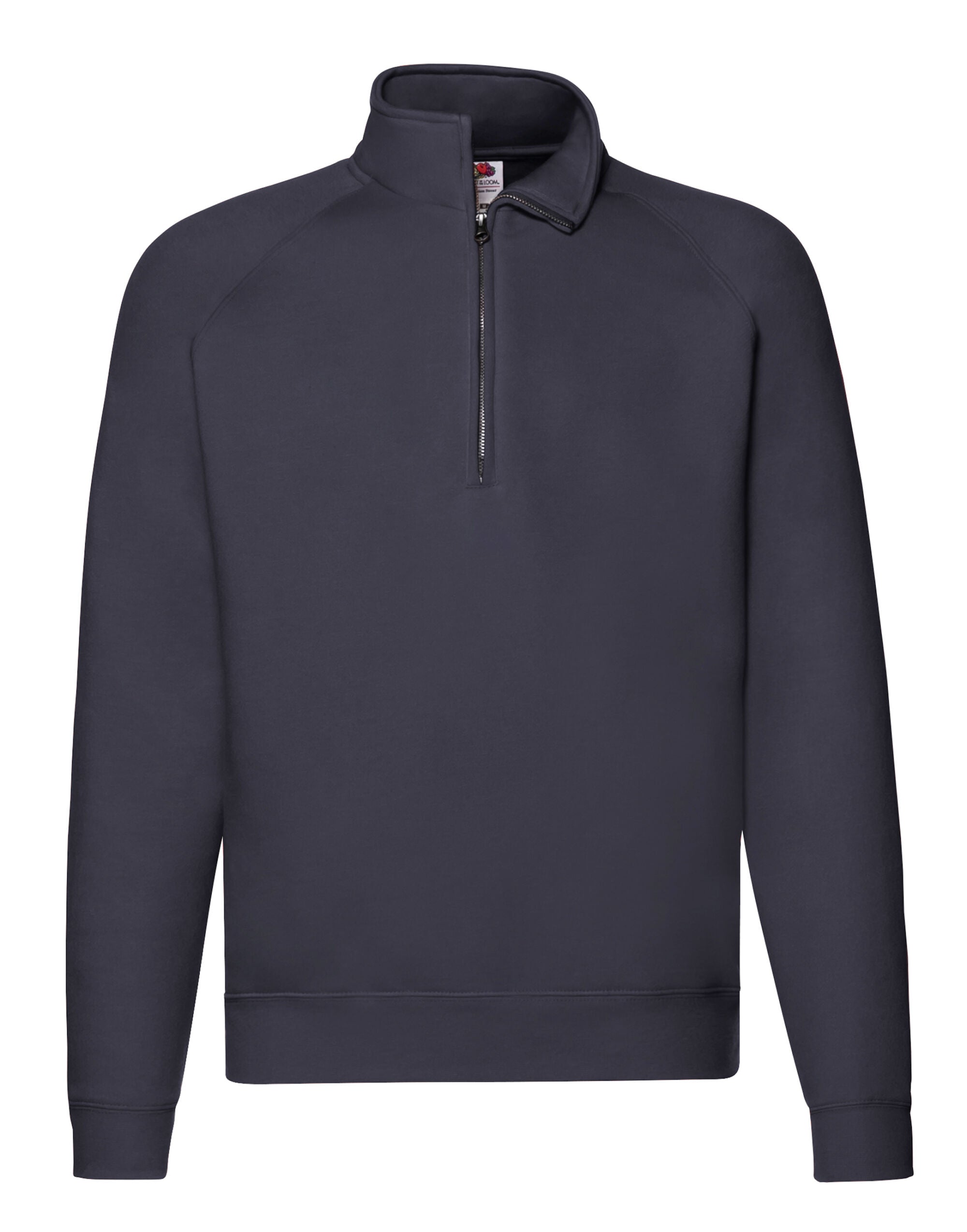 Mens Premium Zip Neck Sweat 62032 - Deep Navy - Customisable Sweatshirts