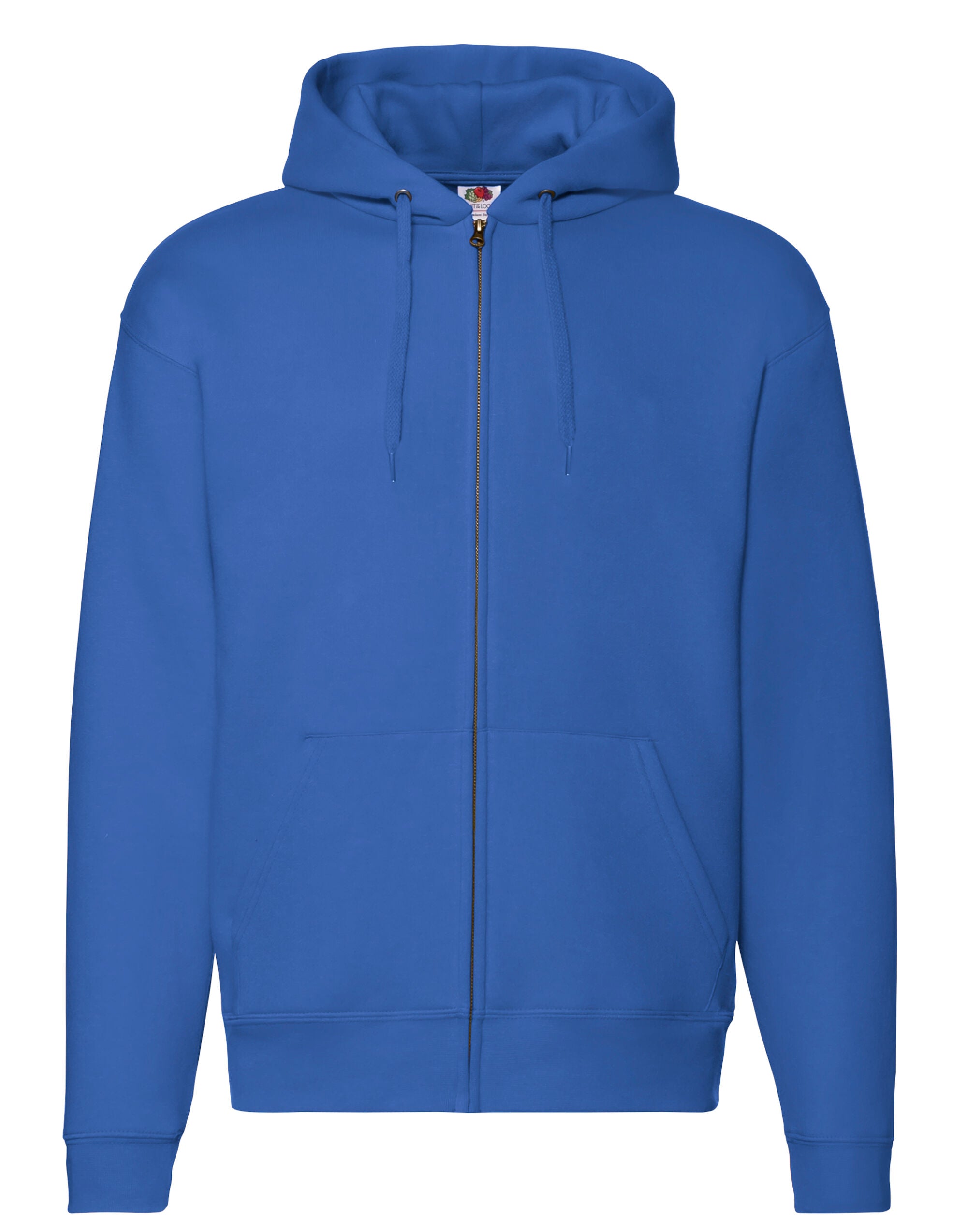 Mens Premium Hooded Sweat Jacket 62034 - Royal - Customisable Sweatshirts
