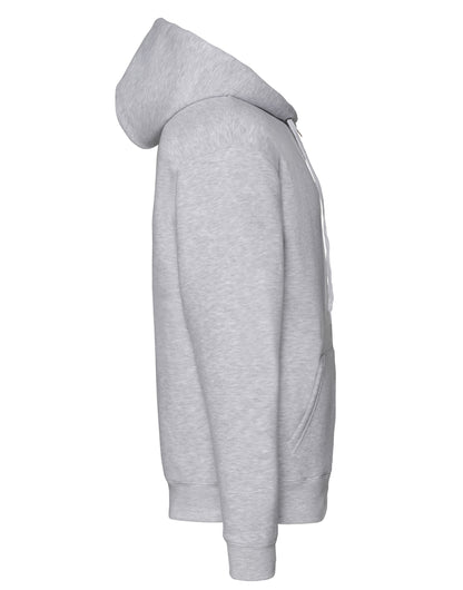 Mens Premium Hooded Sweat Jacket 62034 - Heather Grey - Customisable Sweatshirts