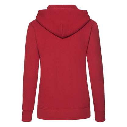 FOTL Ladies Classic Hooded Sweat 62038 - Red - Customisable Sweatshirts