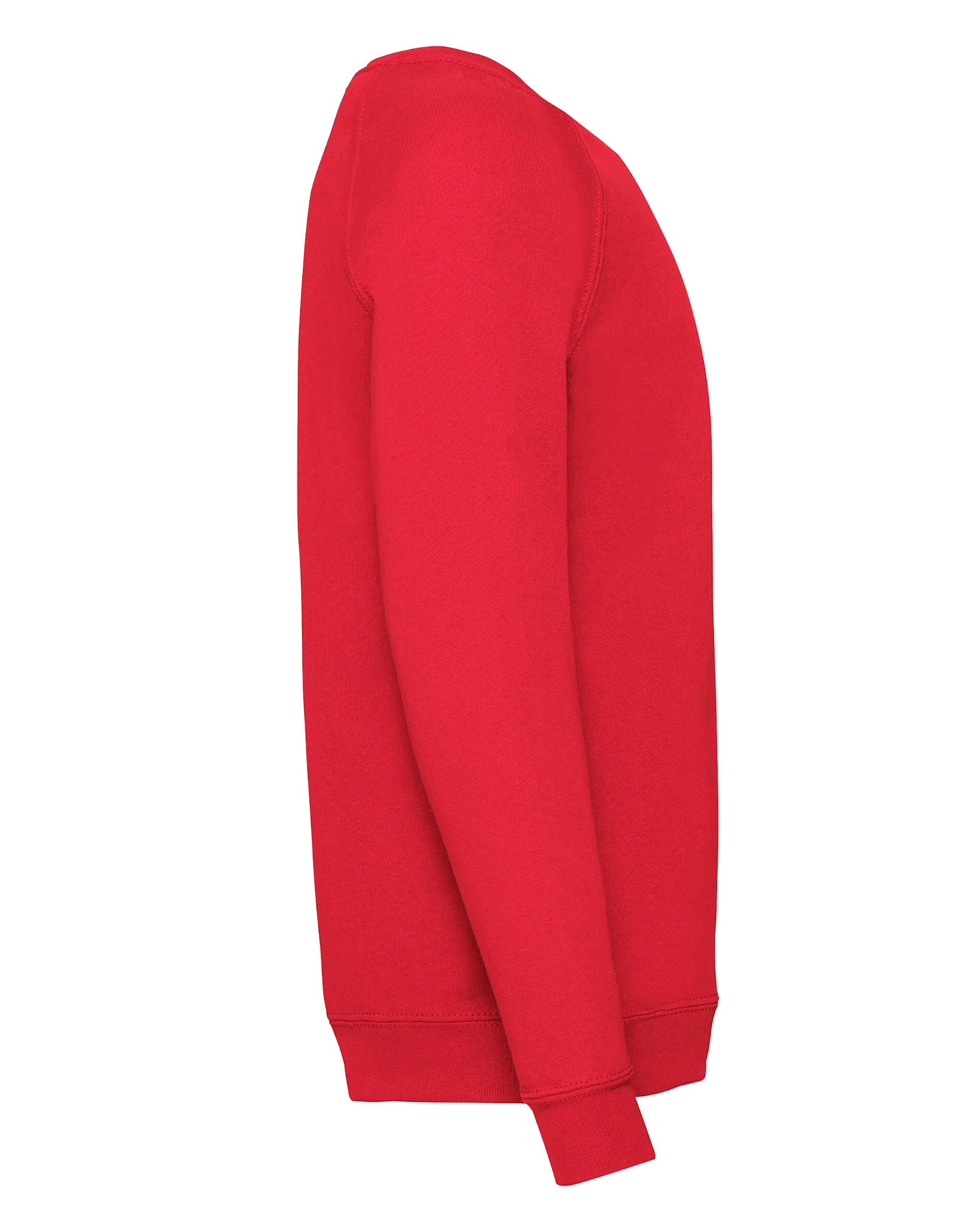 Kids Classic Raglan Sweat 62039 - Red - Customisable Sweatshirts