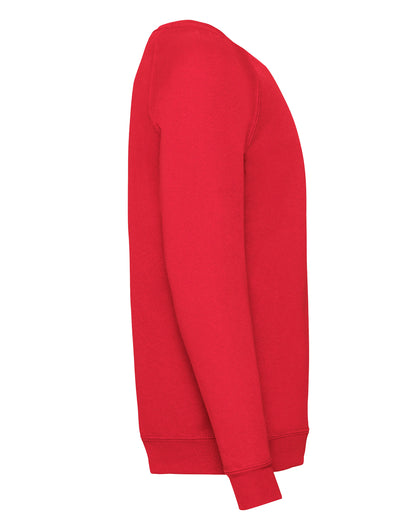 Kids Classic Raglan Sweat 62039 - Red - Customisable Sweatshirts