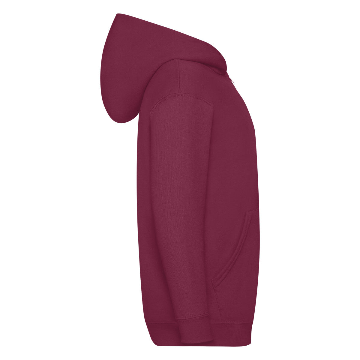 Kids Classic Hooded Sweat Jacket 62045 - Burgundy - Customisable Jacket