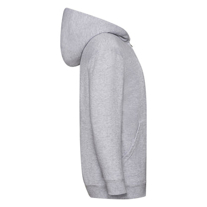 Kids Classic Hooded Sweat Jacket 62045 - Heather Grey - Customisable Jacket
