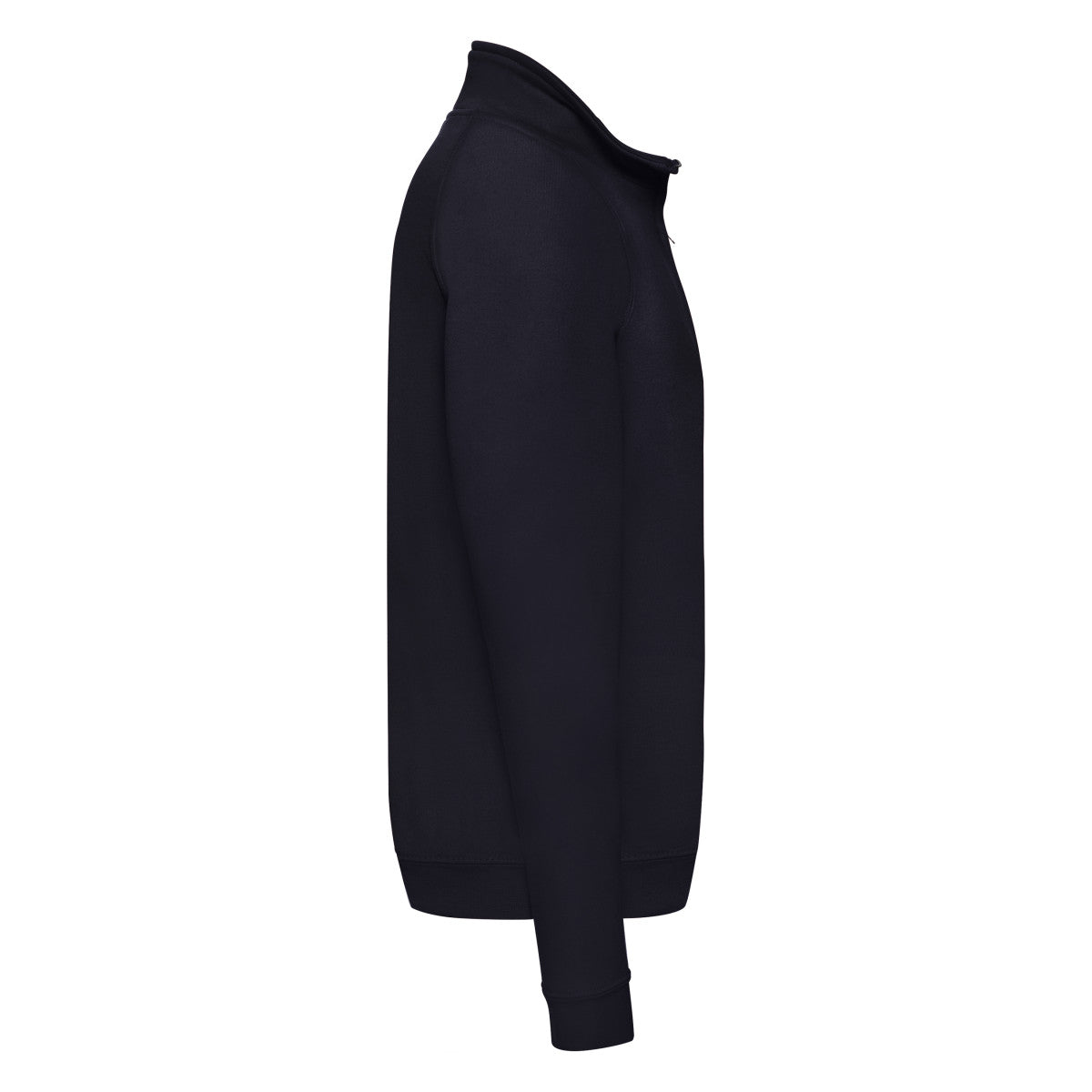 Mens Classic Zip Neck Sweat 62114 - Deep Navy - Customisable Sweatshirts
