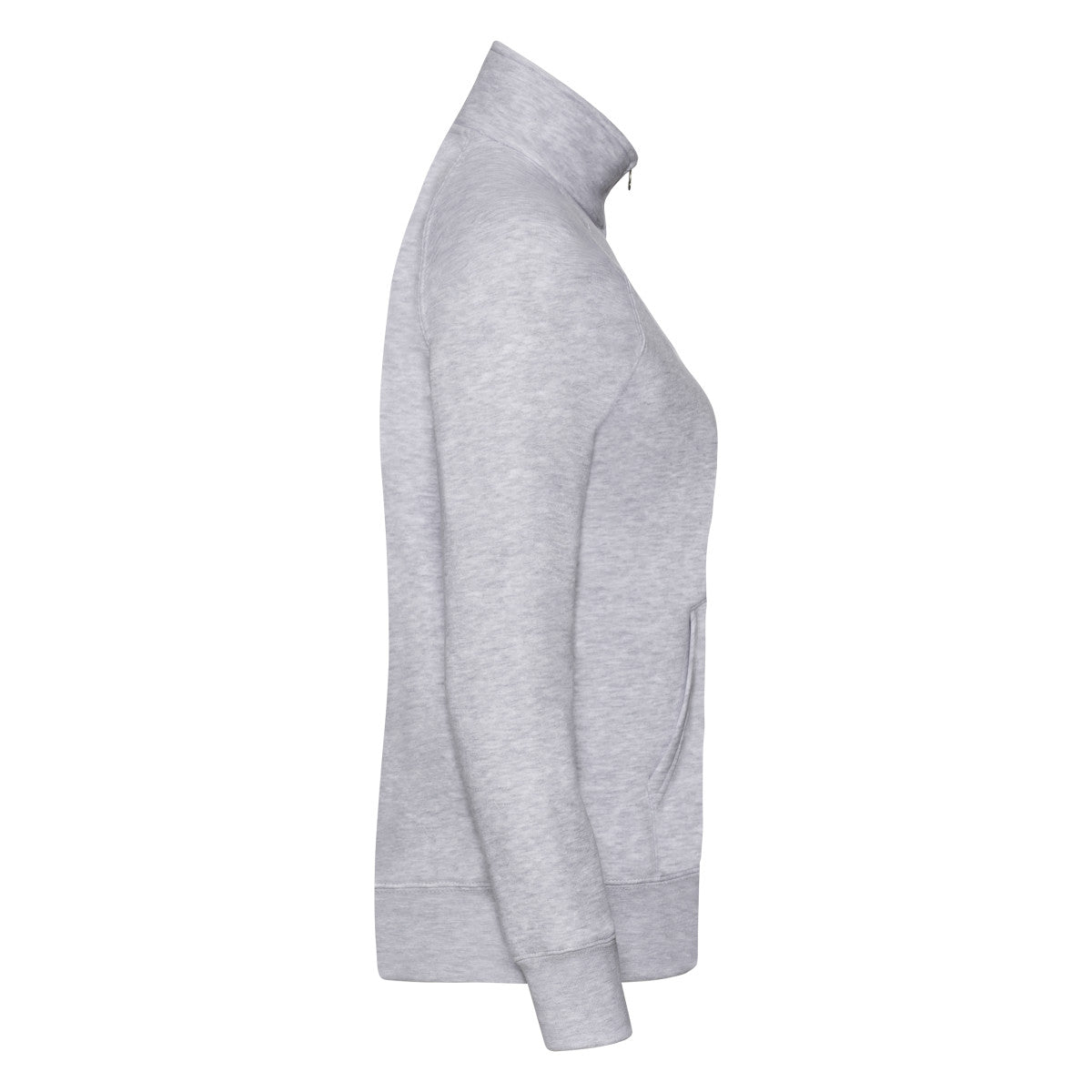 Ladies Premium Sweat Jacket 62116 - Heather Grey - Customisable Jacket
