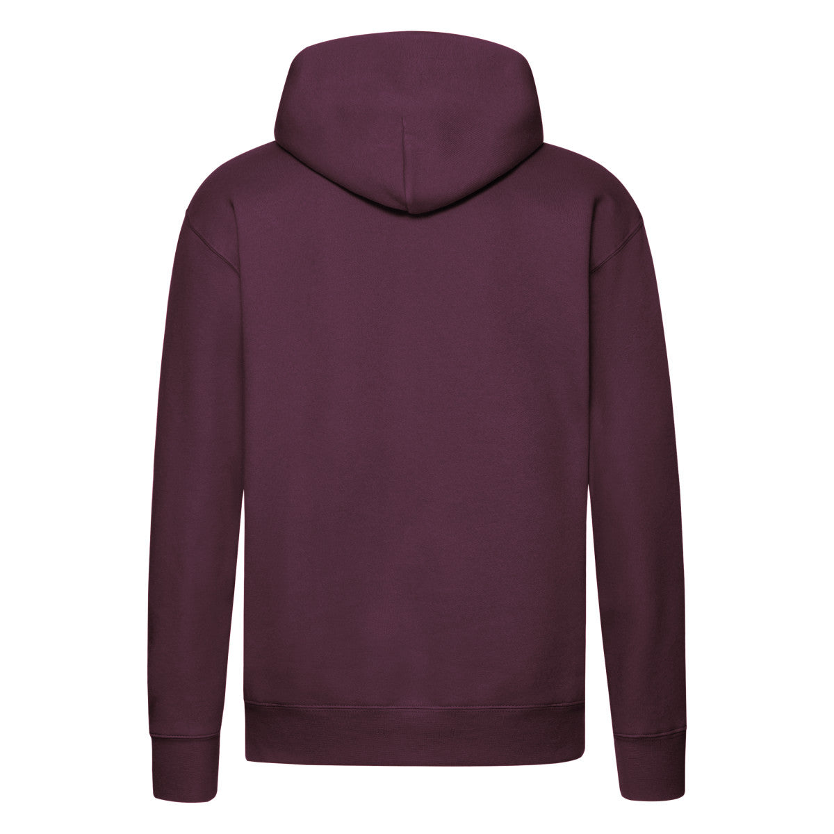 Mens Premium Hooded Sweat 62152 - Burgundy - Customisable Sweatshirts