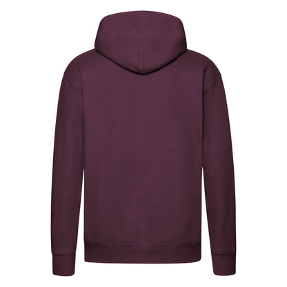 Mens Premium Hooded Sweat 62152 - Burgundy - Customisable Sweatshirts