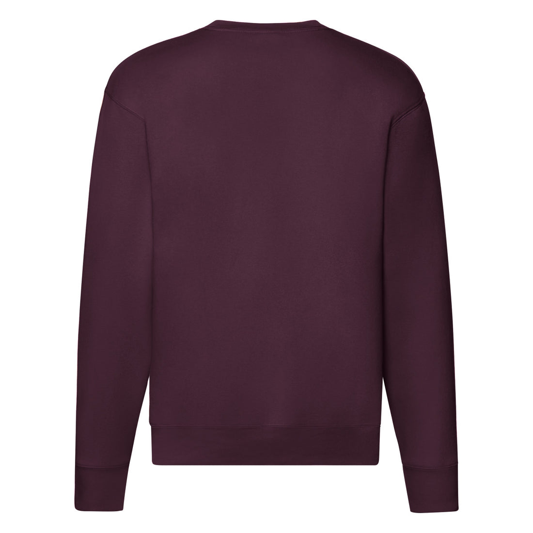 Mens Premium Set In Sweat 62154 - Burgundy - Customisable Sweatshirts