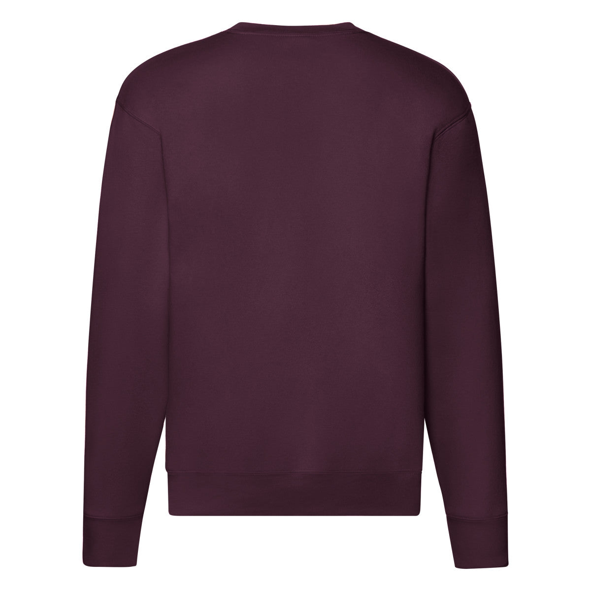 Mens Premium Set In Sweat 62154 - Burgundy - Customisable Sweatshirts