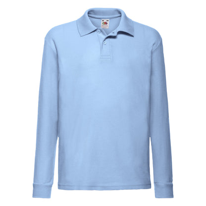Kids 6535 Long Sleeve Polo 63201 - - Customisable Polos