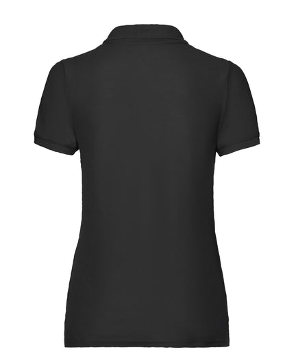 FOTL Ladies 65/35 Polo 63212 - Black - Customisable Polos