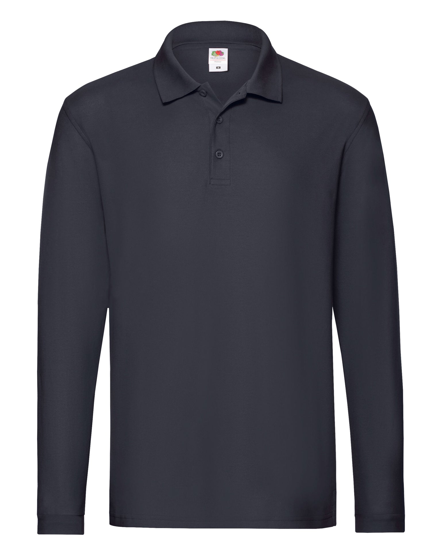 Mens Premium Long Sleeve Polo 63310 - Deep Navy - Customisable Polos