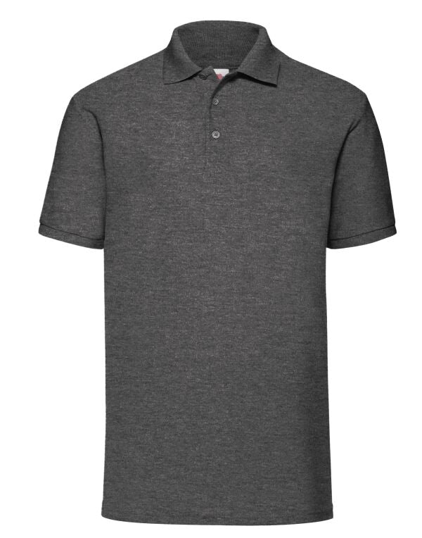 Men’s 65/35 Polycotton Polo Shirt – 63402 - Dark Heather - Customisable POLO SHIRTS
