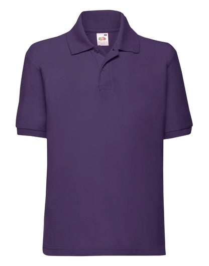 Kids 65/35 Polycotton Polo Shirt – 63417 - - Customisable Polos